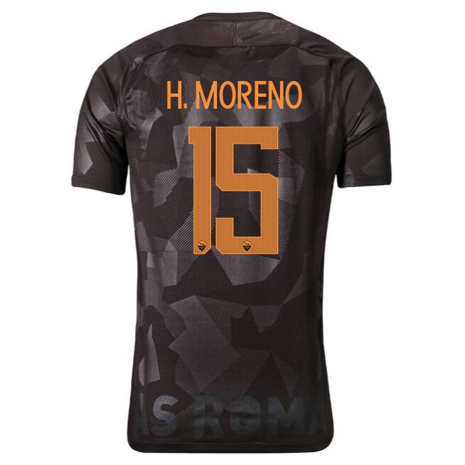 AS Roma Trikot Heim H.Moreno 2017-18 Fussballtrikots Günstig